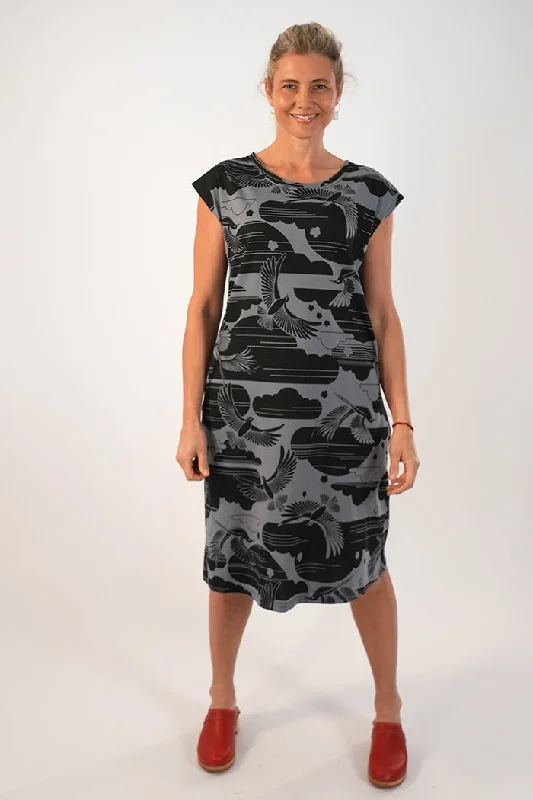 Dune toned dress-Bobby Dress Birdy Black/Platinum