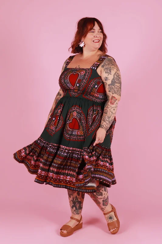 Wanderer embroidered dress-Rayna Dress Folk Heart