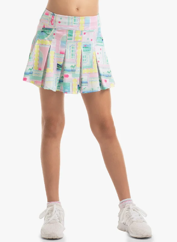 Warm wool skirt-Deco Love Club Skirt W/pocket (Girls)