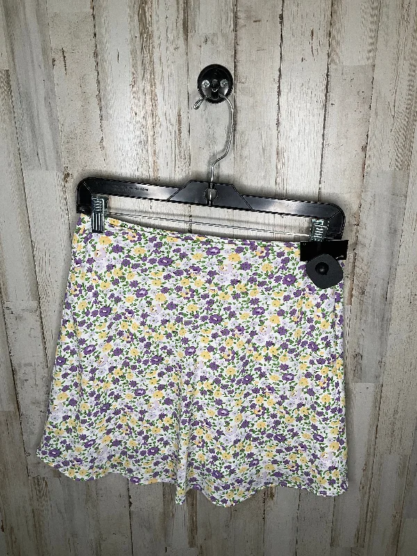 Dusk plush skirt-Floral Print Skirt Mini & Short Hyfve, Size M