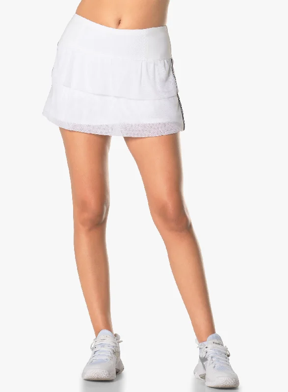 Active tennis skirt-La Belle Mesh Skirt