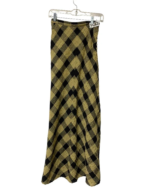 Batik maxi skirt-Skirt Maxi By Clothes Mentor In Tan, Size: Xs