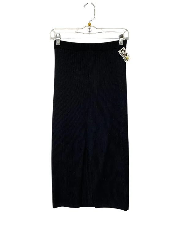 Tall-rise casual skirt-Skirt Maxi By Free People In Black, Size: S