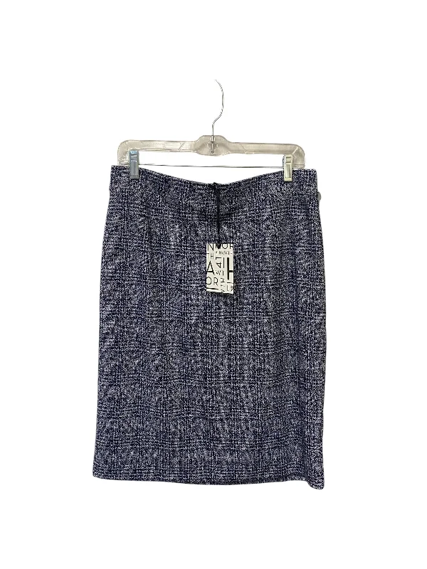 Knotted casual skirt-Skirt Midi By 41 Hawthorn In Blue, Size: L