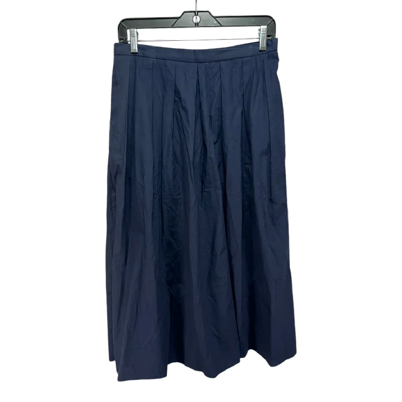 Elastic peasant skirt-Skirt Midi By Banana Republic In Navy, Size: 10