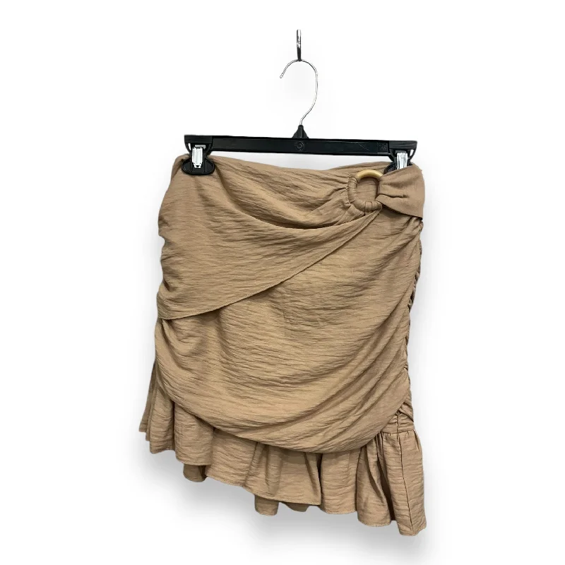 Heirloom denim skirt-Skirt Midi By Clothes Mentor In Brown, Size: S