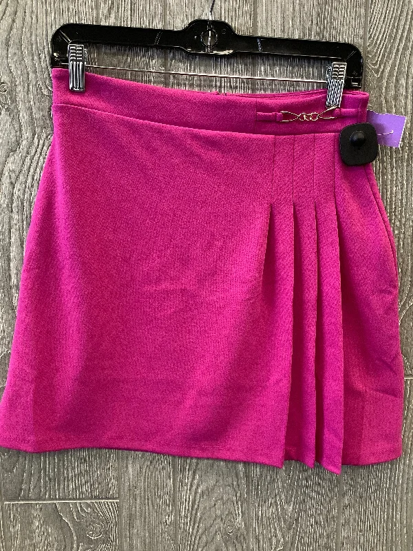 Cheap casual skirt-Skirt Midi By Clothes Mentor In Pink, Size: Petite  M