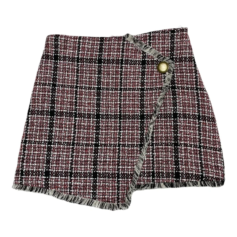 Dappled hippie skirt-Skirt Midi By Cmc In Plaid Pattern, Size: M