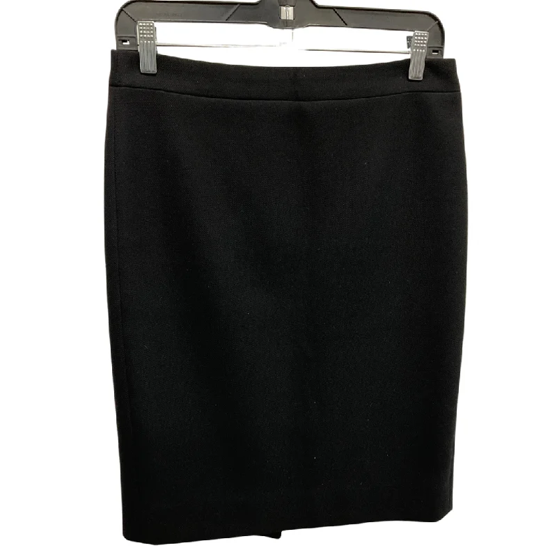 Voile pencil skirt-Skirt Midi By J. Crew In Black, Size: 4