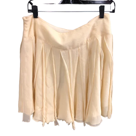 Road desert skirt-Skirt Mini & Short By Abs In Yellow, Size: 10