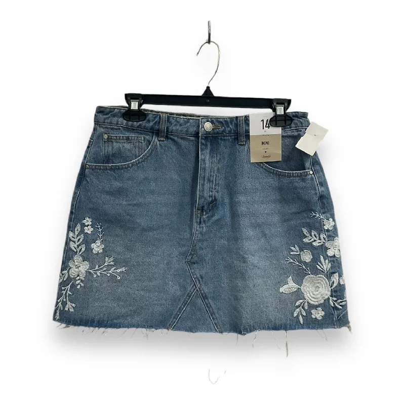 Dusk black skirt-Skirt Mini & Short By Clothes Mentor In Blue Denim, Size: 10