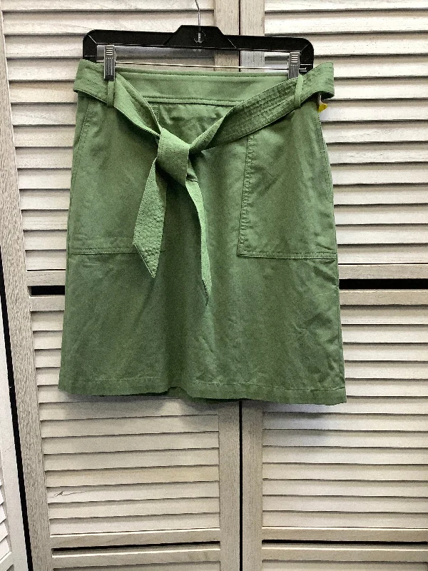 Draped evening skirt-Skirt Mini & Short By J. Crew In Green, Size: 6