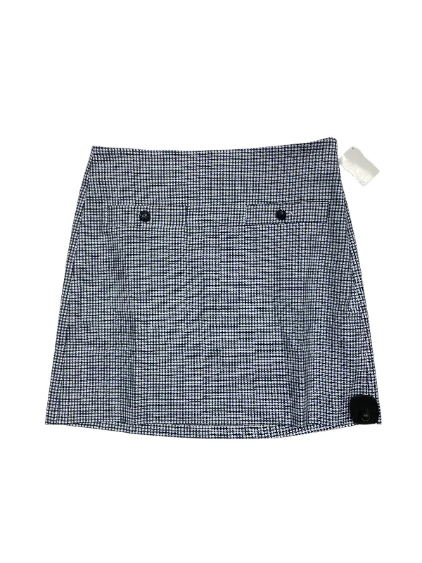 Meal round skirt-Skirt Mini & Short By Loft In Blue, Size: 6