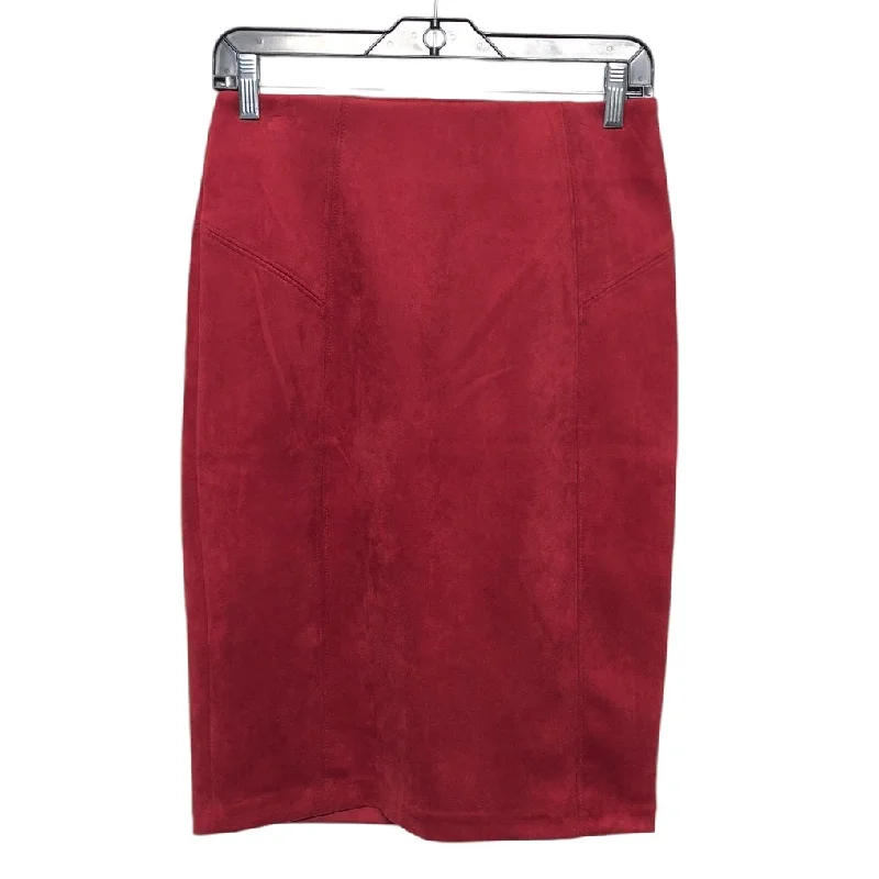 Swirl pattern skirt-Skirt Mini & Short By Marc New York In Red, Size: Xs