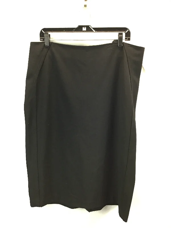 Hazy overlay skirt-Skirt Mini & Short By New York And Co In Black, Size: 16