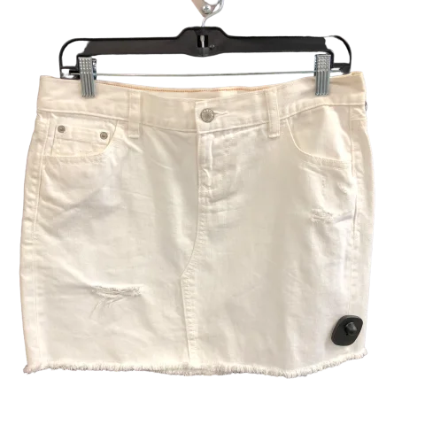 Rural loose skirt-Skirt Mini & Short By Old Navy In White, Size: 6