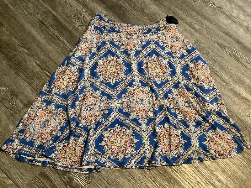 Fine linen skirt-Skirt Mini & Short By Renee C In Blue, Size: Xs