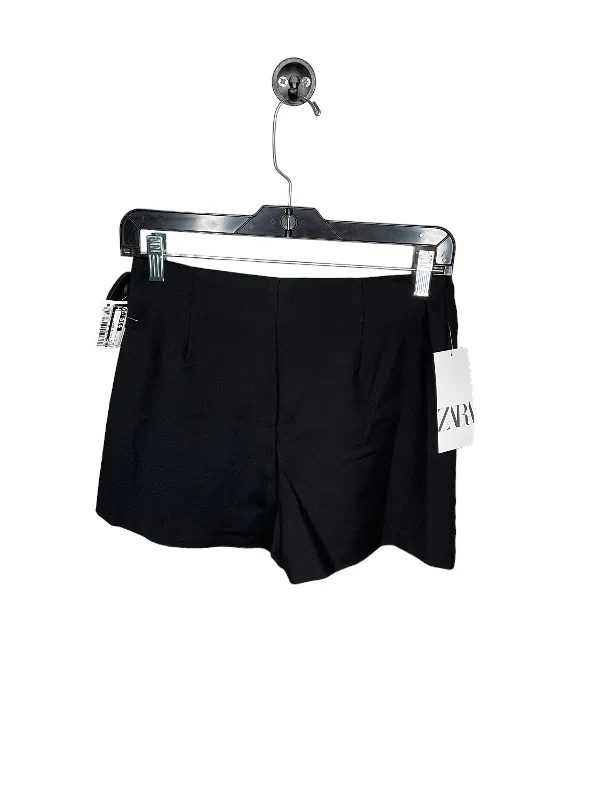 Rivet leather skirt-Skirt Mini & Short By Zara In Black, Size: 4