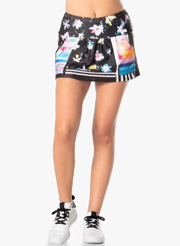 Hip tall-rise skirt-Tropical Sublime Skirt