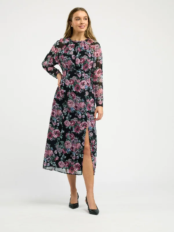 Subtle batik dress-Cambridge Midi Dress