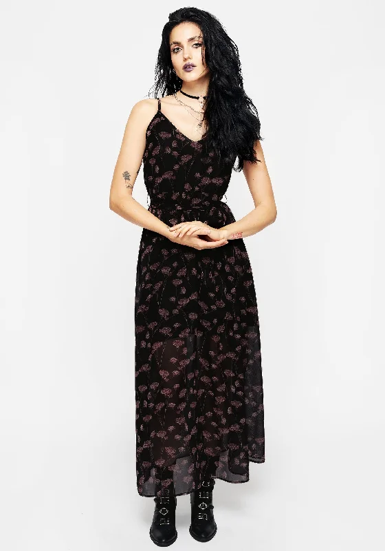 Darling puff dress-Judas Maxi Dress with Waist Tie