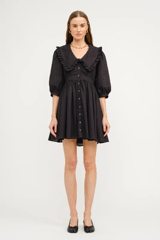 Tucked mini dress-Love Language Mini Dress