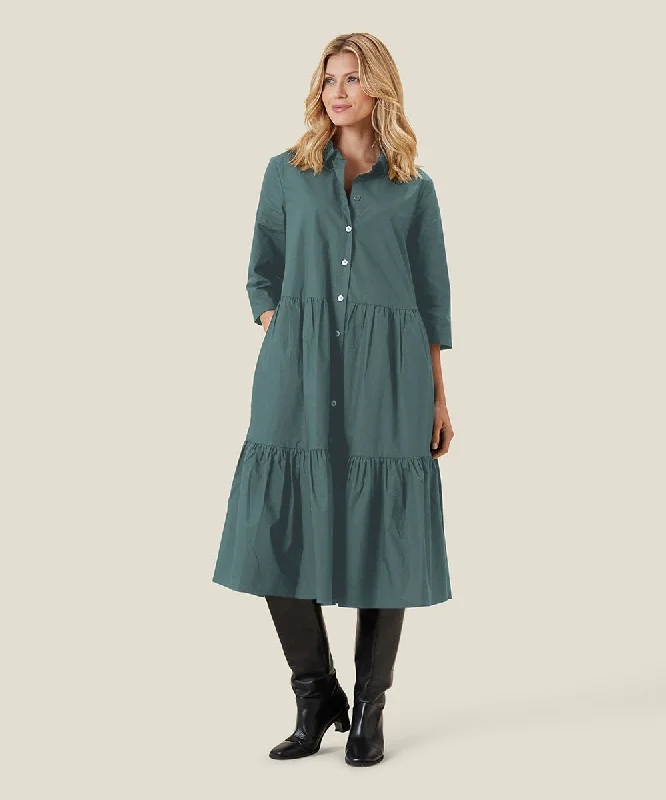 Relaxed casual dress-Nydilla Tiered Midi Dress