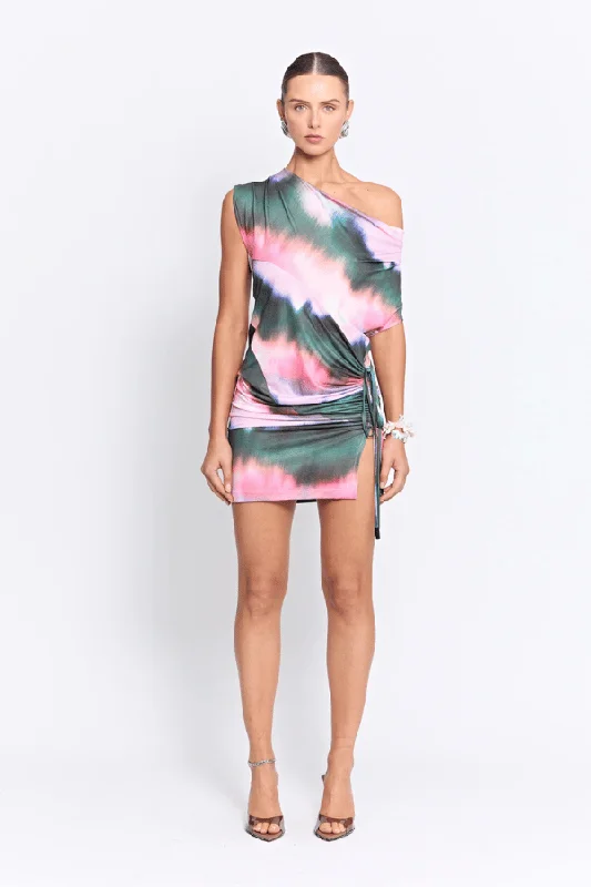 Sheer voile dress-Calloway Reversible Mini Dress Pink Haze