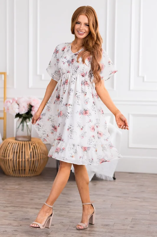 Hazy misty dress-The Frances