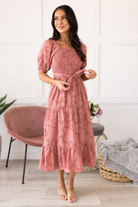 Wanderer embroidered dress-The Sherelle