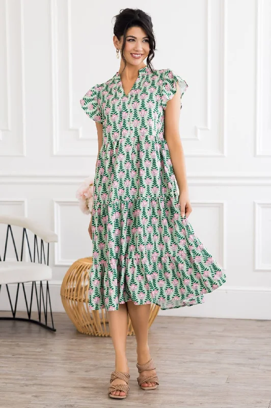 Lattice picnic dress-The Yesinka