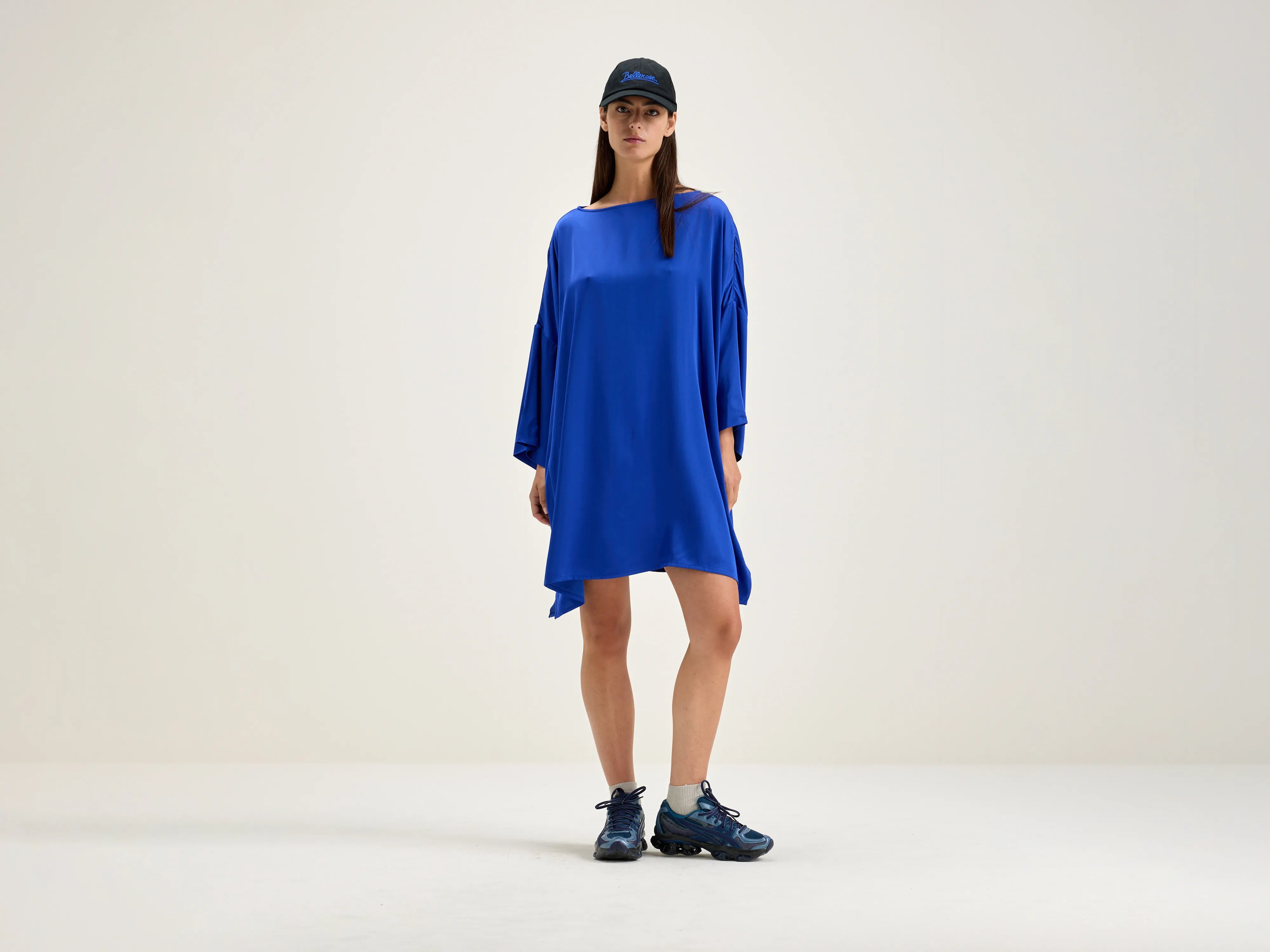 Tufted fall dress-Tigers mini dress (242 / W / LAZULI)